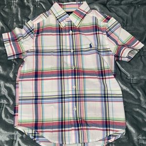 Kids button down polo